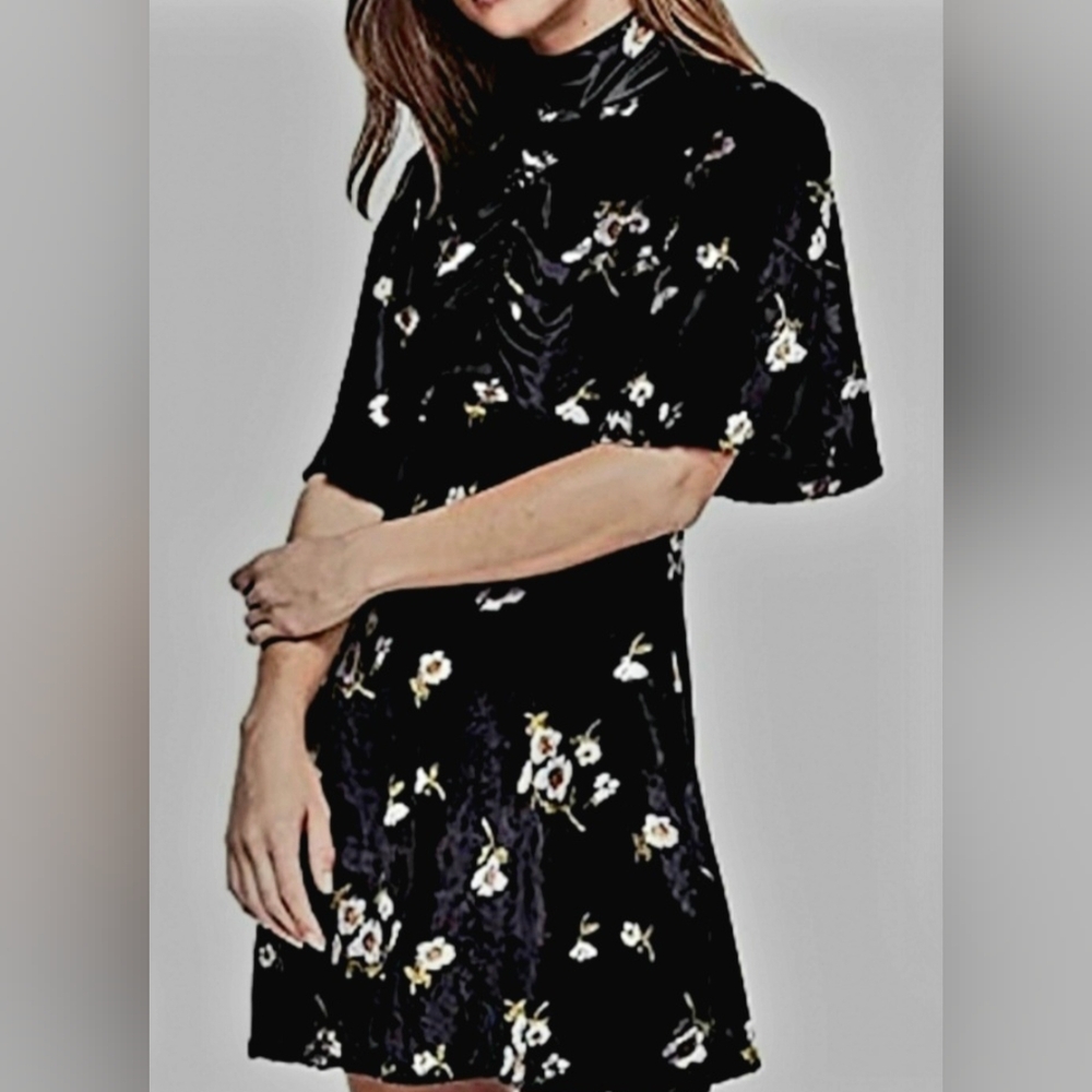 NWT Free People velvet cocktail dress sz 8